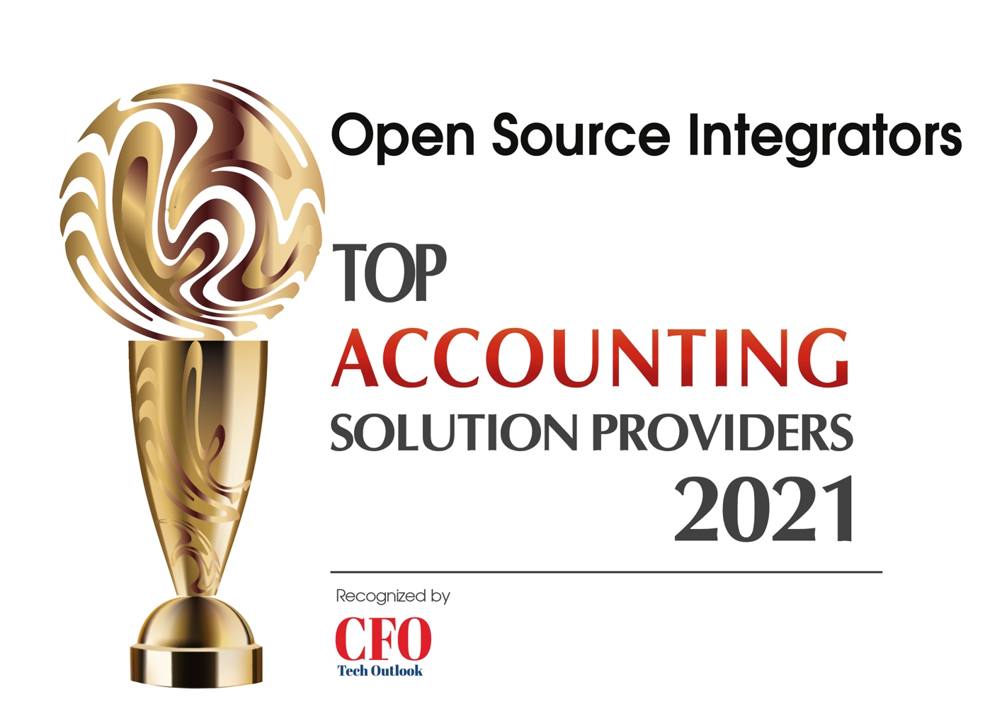 "Top 10 Accounting Solution Providers" award logo