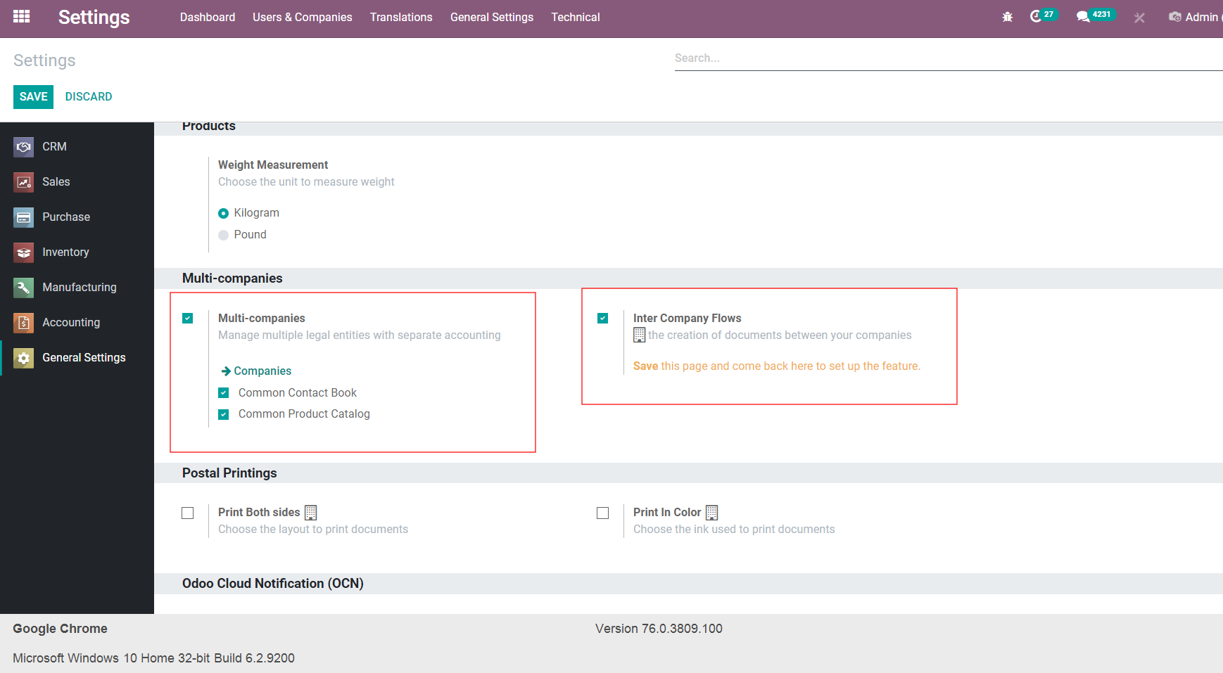 Configuring Multi-Company Functionality in Odoo Enterprise