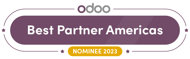 Odoo best partner nominee 2023 logo