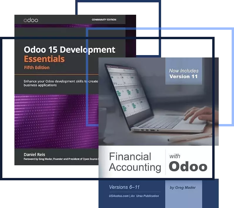 Odoo books together as one