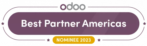 Odoo best partner nominee 2023 logo