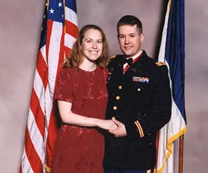 Greg Mader in military uniform