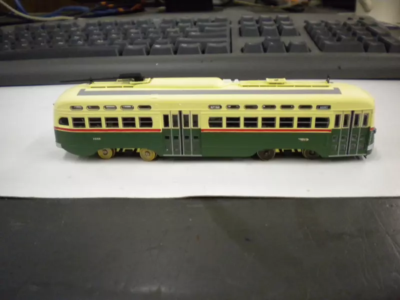 Toy bus on desk